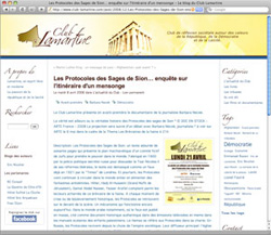Blog Club Lamartine, janv. 2009